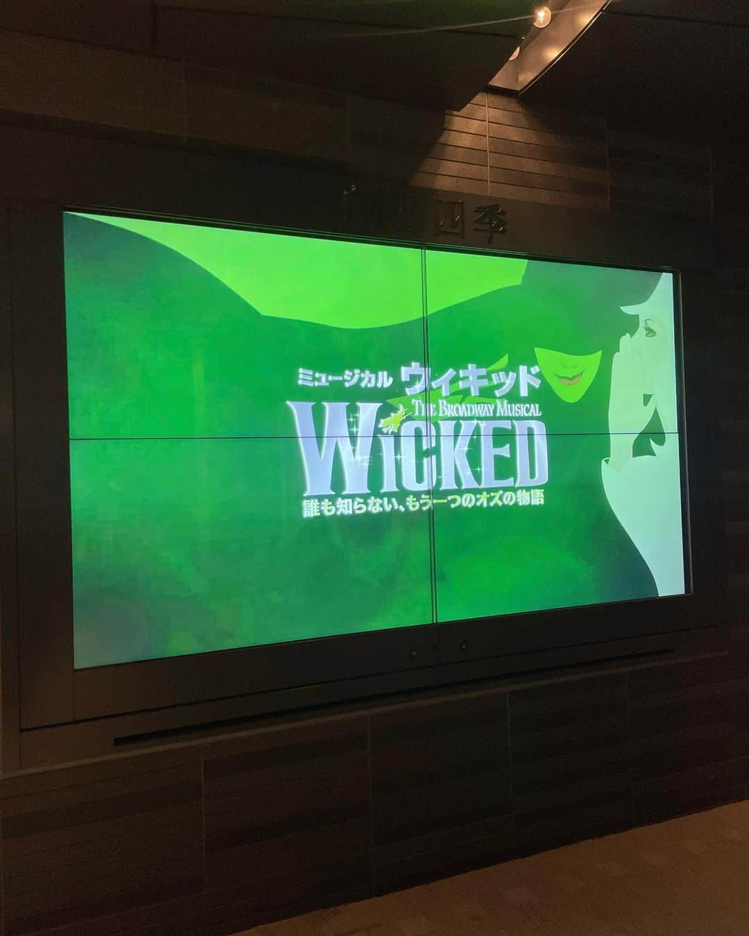 田中碧さんのインスタグラム写真 - (田中碧Instagram)「【Wicked】 ⁡ 親友とカフェでチケット争奪戦に参戦し なんとかとれたWicked🧙‍♀️ ⁡ おおむね10年ぶり？なのだけど、 初めての劇団四季が実はウィキッドでした🥹💕 当時はオズの魔法使いの話も知らず 舞台そのものに、すごー！ってなったのですが ⁡ 今回は映画も観て 10年かけて曲を聴き続けてたので また違った感動があった気がします✨✨ ⁡ とにかくエルファバの歌声に終始圧倒されてました... また行きたいけどチケット取れないからなぁ笑 ⁡ ⁡ #Wicked #劇団四季 #劇団四季ウィキッド #ウィキッド #ミュージカル #ミュージカル好きな人と繋がりたい #観劇記録」11月19日 17時20分 - aoi.tanaka.0523