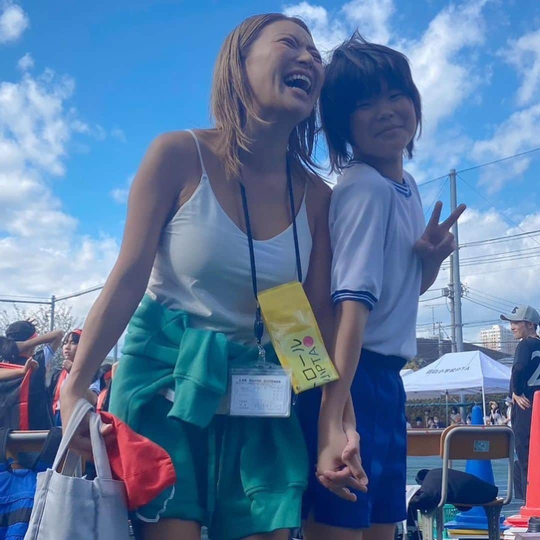 松川めぐみのインスタグラム：「お気に入りの写真🤳❤️❤️❤️ 息子と。」