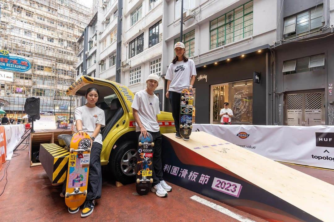 中山楓奈さんのインスタグラム写真 - (中山楓奈Instagram)「I went to Hong Kong for the first time and had a great time. I was happy to make friends with local children at the event.  Thank you Hong Kong 🫶  @leegardenshk #HysanPlace #UrbanPark #LeeGardensSkateboardFest #SkateboardFest2023」11月19日 17時47分 - funa_nakayama