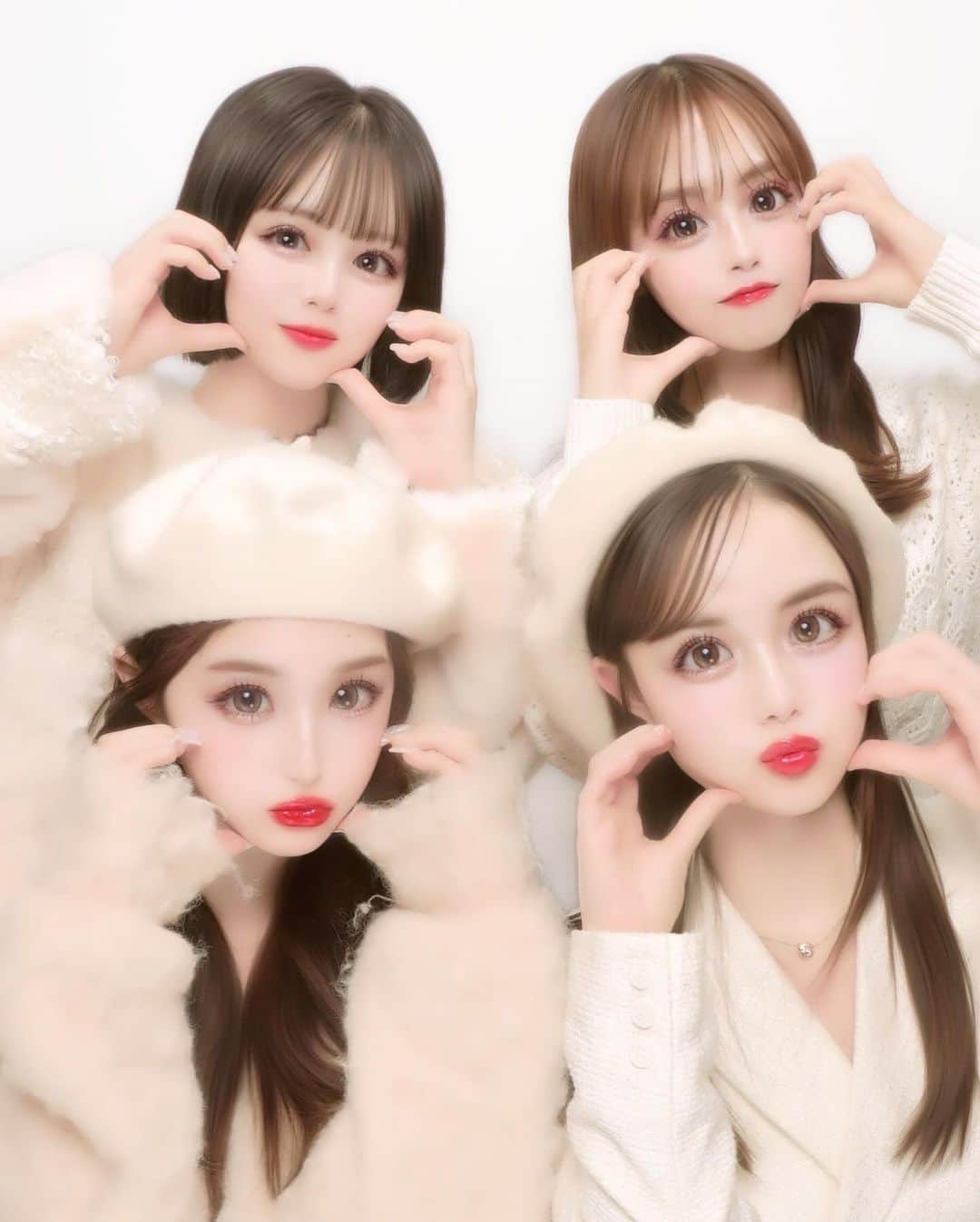 舞石まことさんのインスタグラム写真 - (舞石まことInstagram)「この日のお洋服かわいかったの🫶🏻 みんな合わせてないのに洋服真っ白❄️🤍✨  美容系の子達と会ってモチベ上がった！！」11月19日 17時59分 - makotomaishi