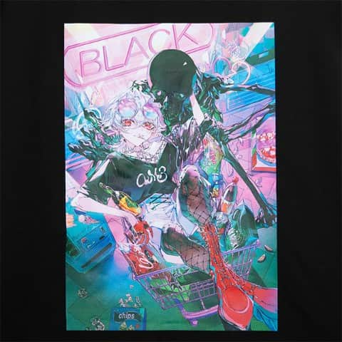 ヴィレッジヴァンガードオンラインストアのインスタグラム：「．💀  【村カルキ×LISTEN FLAVORコラボ】 　袖ジップ2WAYパーカー BLACK  きらびやかなネオンに照らされた 漆黒の髑髏と赤い瞳の少年。  村カルキさんが描き出す 甘美でミステリアスな世界を閉じ込めた ダークポップなパーカーは 見る者を虜にする美しさ  ・ジップを外すと半袖にもなる2WAY仕様 ・両サイドに便利なポケット付き ・ユニセックスなサイズ感も嬉しい◎  #村カルキ  #listenflavor  #パーカー #ジップパーカー #2wayパーカー  #アパレル #アパレルアイテム #かわいい雑貨 #おもしろ雑貨 #ヴィレヴァン雑貨 #ヴィレヴァン #ヴィレヴァンオンライン #ヴィレッジヴァンガード」