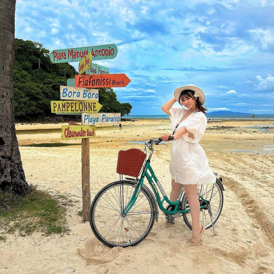 橘まりやさんのインスタグラム写真 - (橘まりやInstagram)「Cycling 🚲🤍✨  #phuket #pipiisland #saiiphiphiislandvillage  #singaporelife #singapore #singaporegirl #singaporeinsta #sginstagram #sginstagrammers #シンガポール在住 #シンガポールライフ #シンガポールおすすめ #シンガポール情報 #シンガポール美女 #シンガポール #シンガポール 生活 #シンガポールインスタグラマー #橘まりや #グラビア #グラドル  #pinupgirl #pinupmodel #bikinimodel  #sexy #japanesegirl #idol #그라비아 #偶像 #寫真偶像」11月19日 18時09分 - mariya_tachibana_official