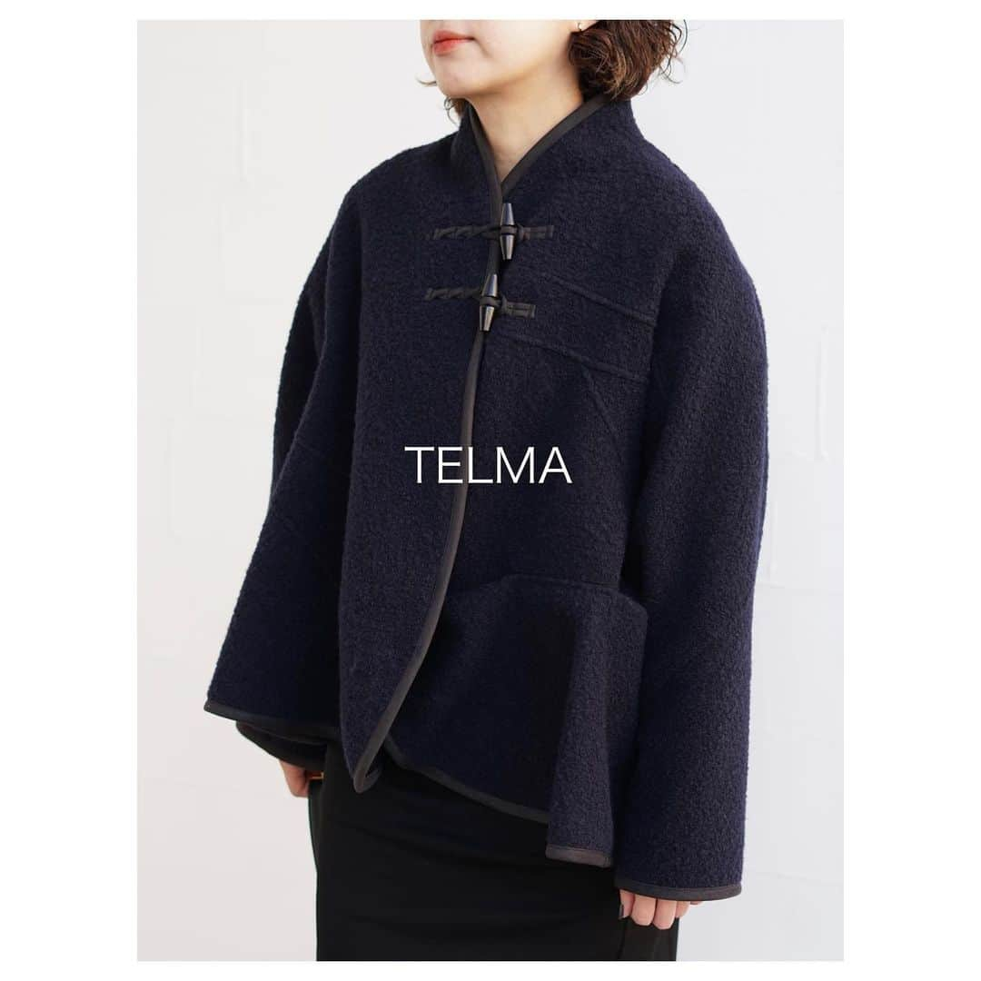 【ANN DE ARKのインスタグラム：「TELMA Circular Wool Jacket ￥95,700(tax in)  ⁡ ⁡ ⁡ 詳しくはオフィシャルサイト【ARKnets】にて。 ■商品や通信販売に関しまして ご不明な点がございましたらお気軽にお問い合わせください。 ———————————— オフィシャルサイトの在庫と店頭在庫は共有しております。 商品に関しましては、お気軽にコメントや店舗までお問い合わせください。 ⬇︎⬇︎⬇︎ @ann_de_ark  @arknets_official ⁡ #fashion #栃木 #宇都宮 #ショップ #セレクトショップ　#arknets #anndeark #telma  -———————————」