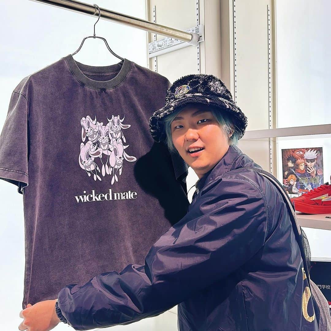 チバニャンのインスタグラム：「脇の個人ブランド、wicked mate見に行って来たす！🎉🎉 めっちゃ可愛い！ みんなもチェックしてみてくれぇぇ‼️」