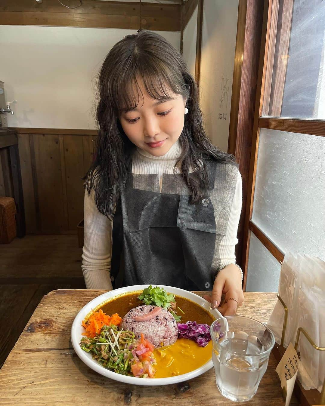 穴井千尋のインスタグラム：「. . 久しぶりのクボカリー🍛♡ 全部美味しいけど特にネギ炙りキーマがめっちゃ好きなんだよね🥺 . #カレー #クボカリー #福岡 #福岡ランチ #ランチ #高宮 #スパイスカレー #curry #fukuokalunch #fukuoka #lunch」