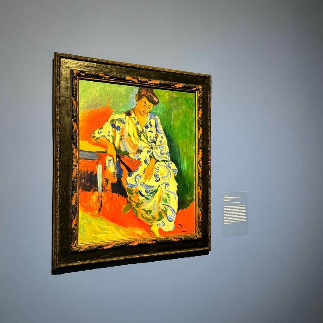 岡田育のインスタグラム：「#vertigoofcolor  #henrimatisse #andrederain  #metmuseum @metmuseum」