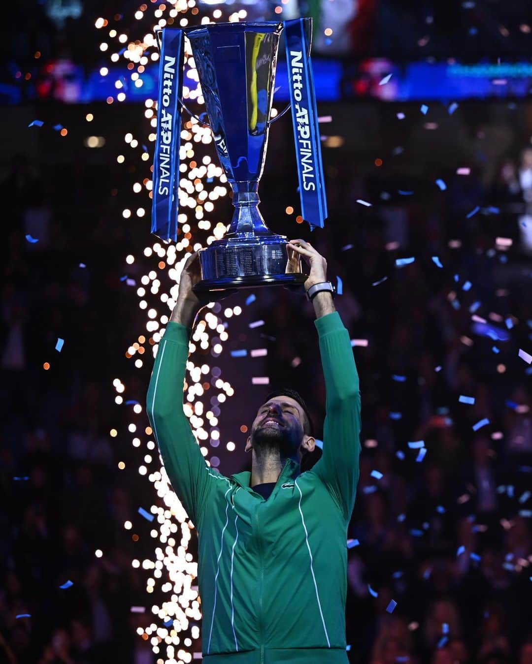 ATP World Tourさんのインスタグラム写真 - (ATP World TourInstagram)「HISTORY 🏆7️⃣  Congratulations @djokernole   #NittoATPFinals」11月20日 6時48分 - atptour