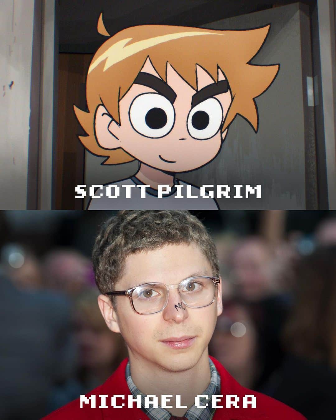 ネットフリックスのインスタグラム：「the cast we know and love  📺: scott pilgrim takes off」