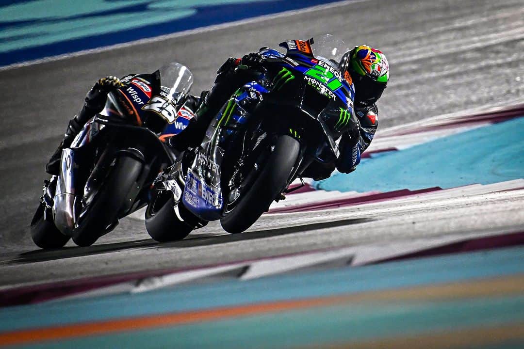 YamahaMotoGPのインスタグラム：「💬 @frankymorbido, Grand Prix of Qatar - Race Result - 16th:  "It was a strange race. I was expecting a totally different kind of performance. The feeling with the tyre was not normal. I was faster in Warm Up with the used tyres from Friday and in hot conditions then I was this evening with new tyres and in race mode. It’s like this at this track."  #MonsterYamaha | #MotoGP | #QatarGP」