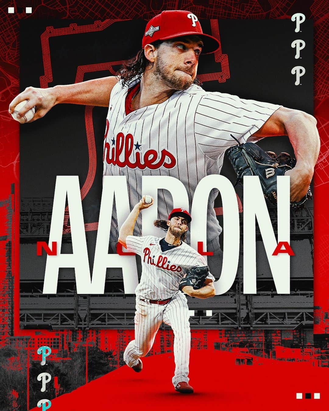 MLBさんのインスタグラム写真 - (MLBInstagram)「The longtime rock of the @Phillies’ rotation is staying put.  Aaron Nola has officially signed a 7-year deal to stay in Philly. 🔔」11月20日 6時48分 - mlb