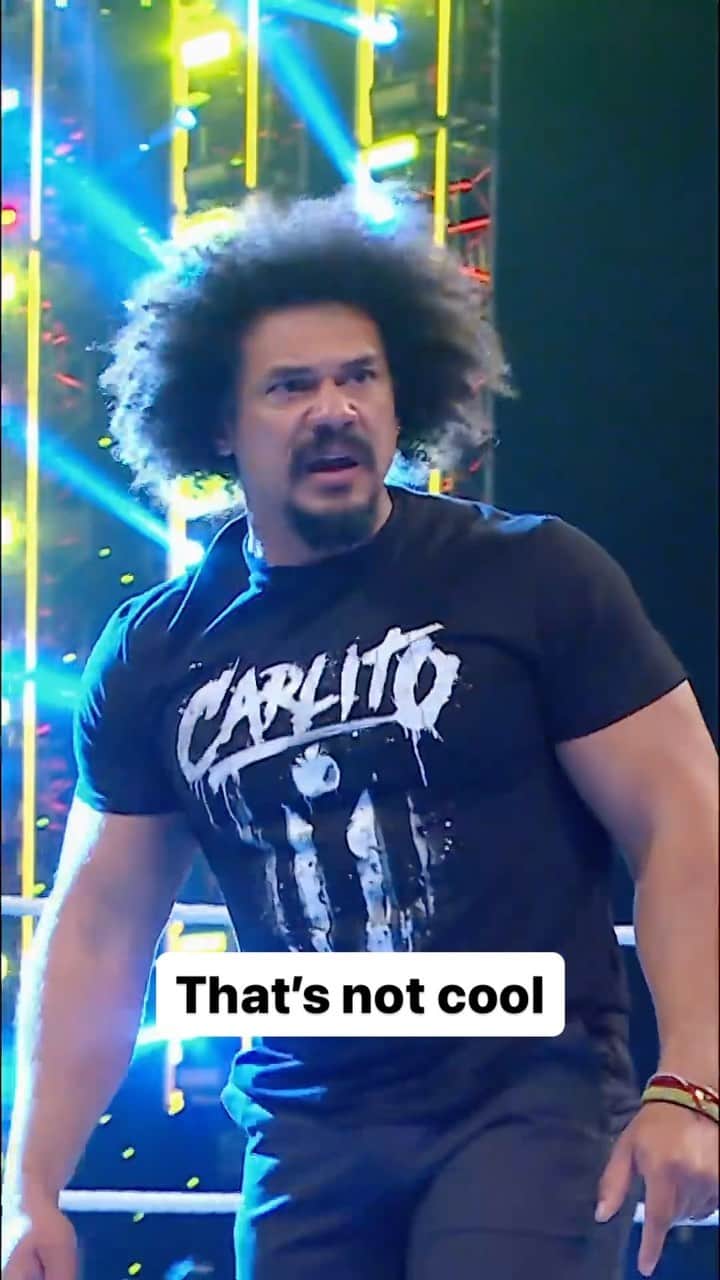 WWEのインスタグラム：「He wasn’t having any of it」