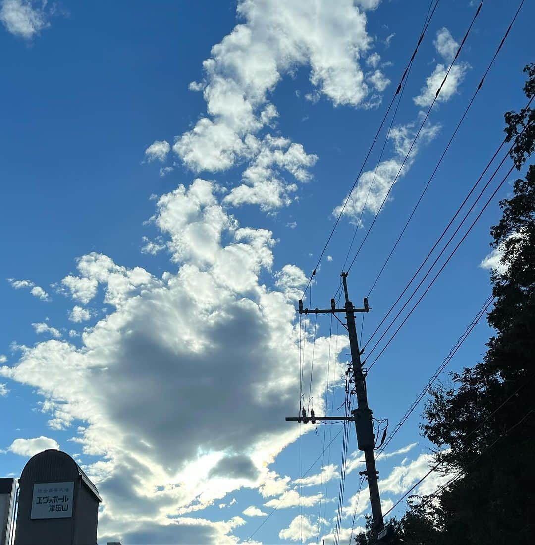 藤田朋子さんのインスタグラム写真 - (藤田朋子Instagram)「空 雲 #sky #ciel #nage」11月19日 22時33分 - chiendormant