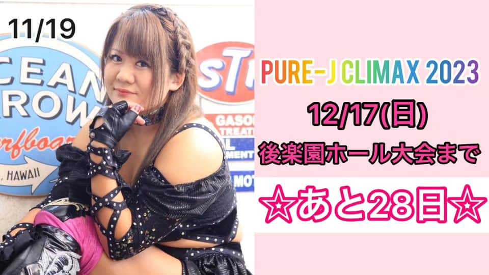 中森華子のインスタグラム：「12月17日後楽園11時半 あと28日🐣  今回は875人を個人的に目指している。でもやっぱり1000人目指したい。  チケット情報🥺   SRS席⚠️完売しました。 RS席・スーパーシート6000円 指定席A5000円 指定席B4000円 指定席C3500円  ご予約はDMにて受け付けております！  #PUREJ」