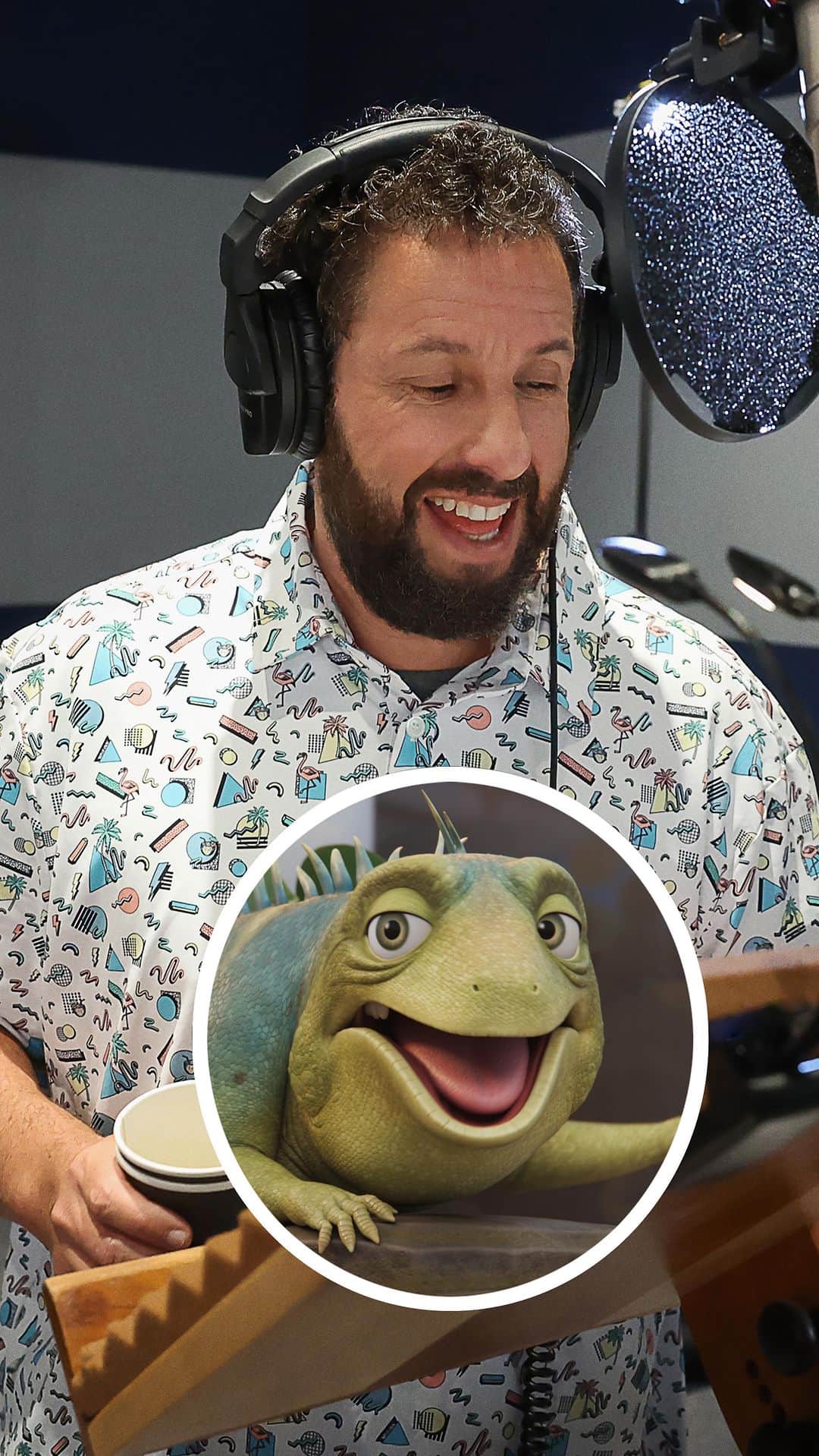 ネットフリックスのインスタグラム：「volume up. you’re gonna want to hear every noise from Adam Sandler as LEO premiering this tuesday on netflix」