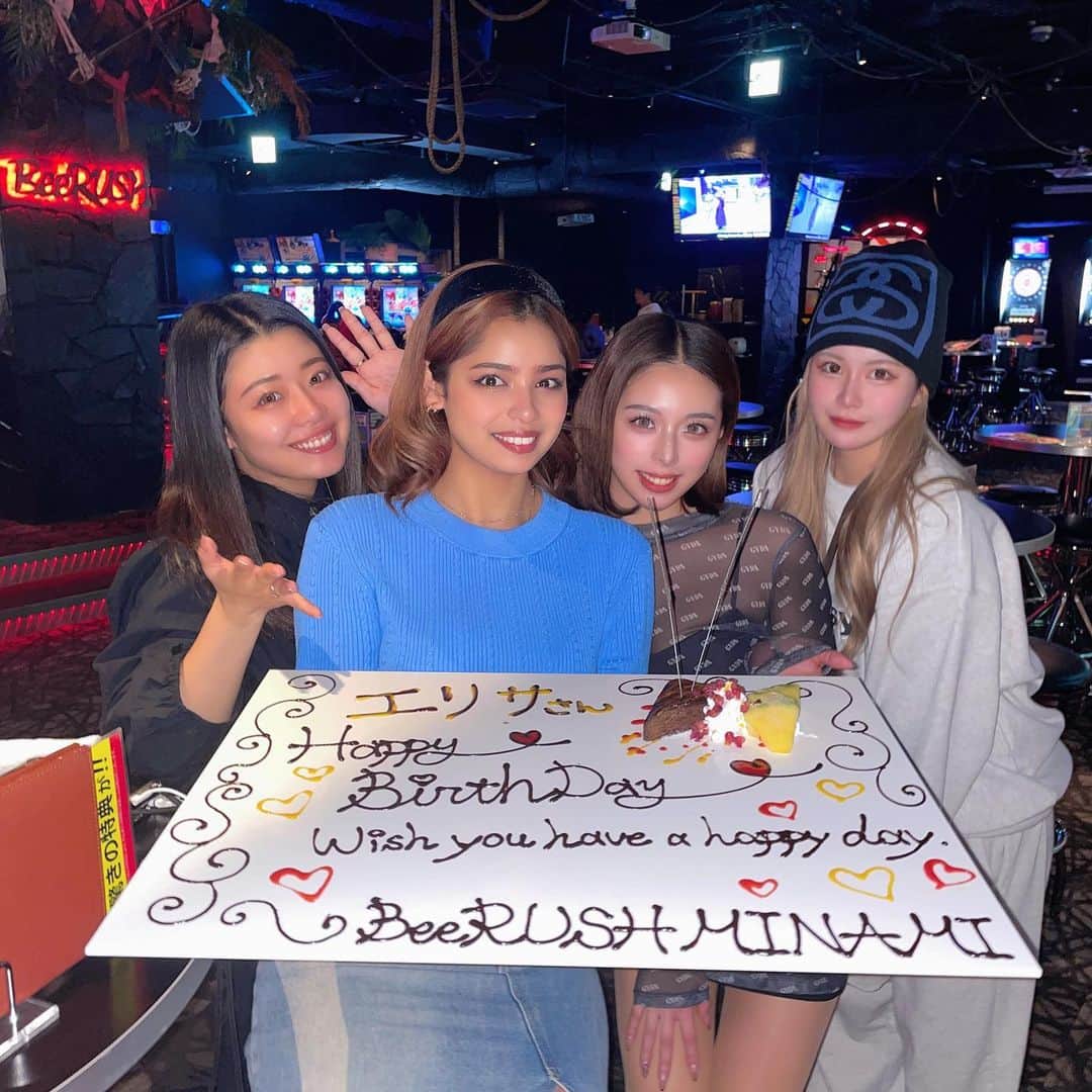 亀田姫月のインスタグラム：「happy birthday Elisa♡ えりさちゃんに出会わせてくれたパパにほんまに感謝🙏 これからも仲良くしていこう♡ I loveyou❤︎」