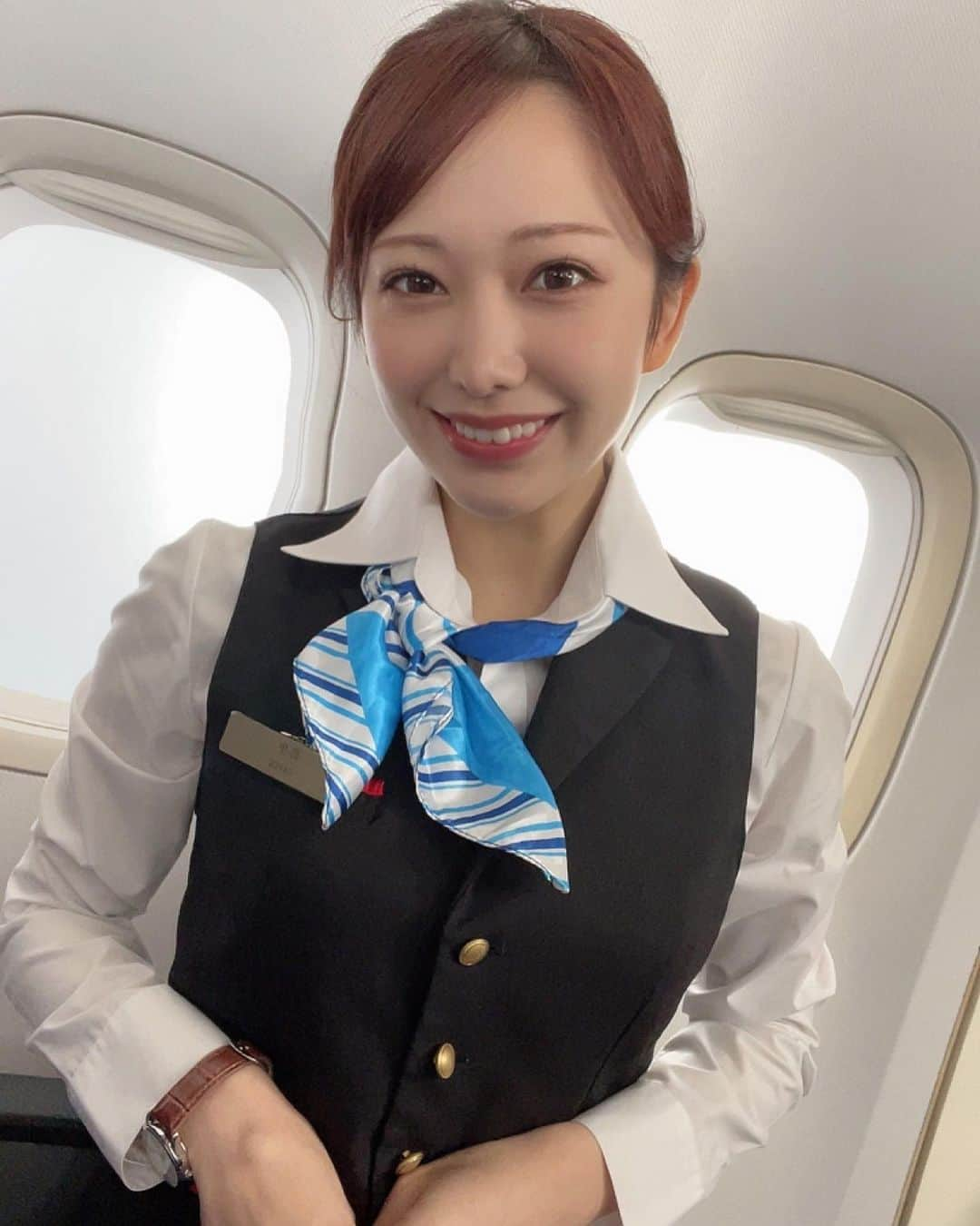 弥生みづきのインスタグラム：「ついに〜〜飛行機のスタジオに行けた〜〜✈️わーい」