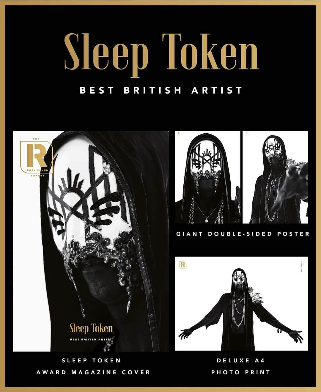 Rock Soundのインスタグラム：「5 award winners. 5 incredible cover stars. Get your Rock Sound awards issue at SHOP.ROCKSOUND.TV, link in bio   #sleeptoken #badomens #scenequeen #iceninekills #evanescence #rock #metal #metalcore #alternative」