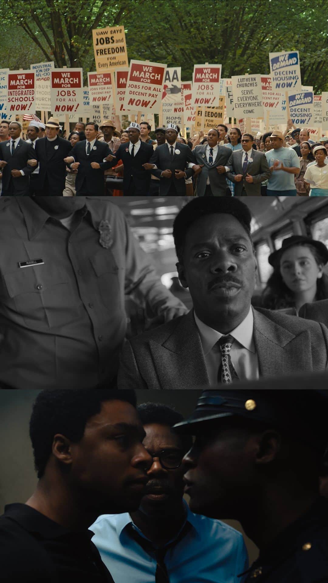 ネットフリックスのインスタグラム：「some of the poignant moments in RUSTIN」