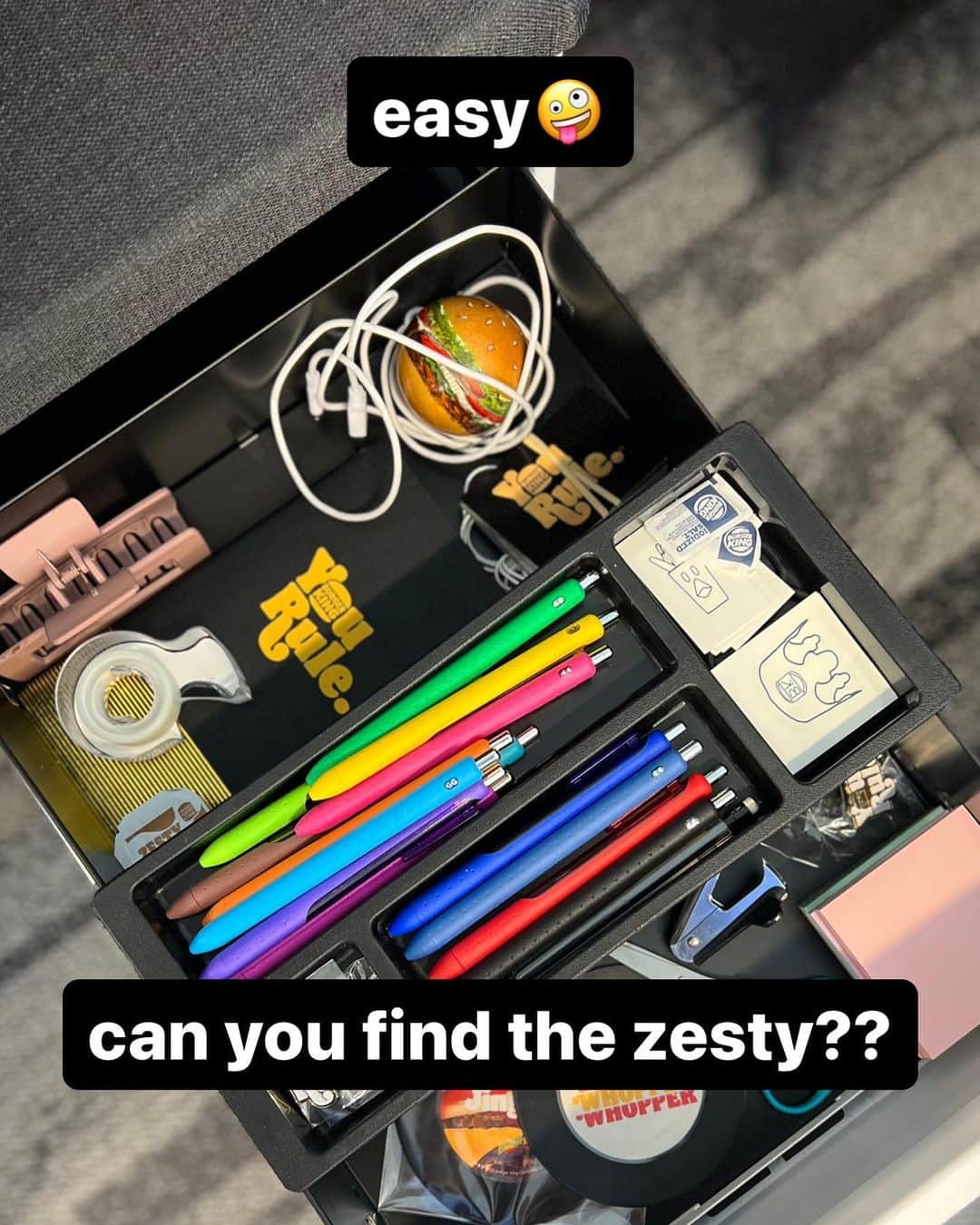 バーガーキングのインスタグラム：「if u found the zest u rule 🌟👑🌟」