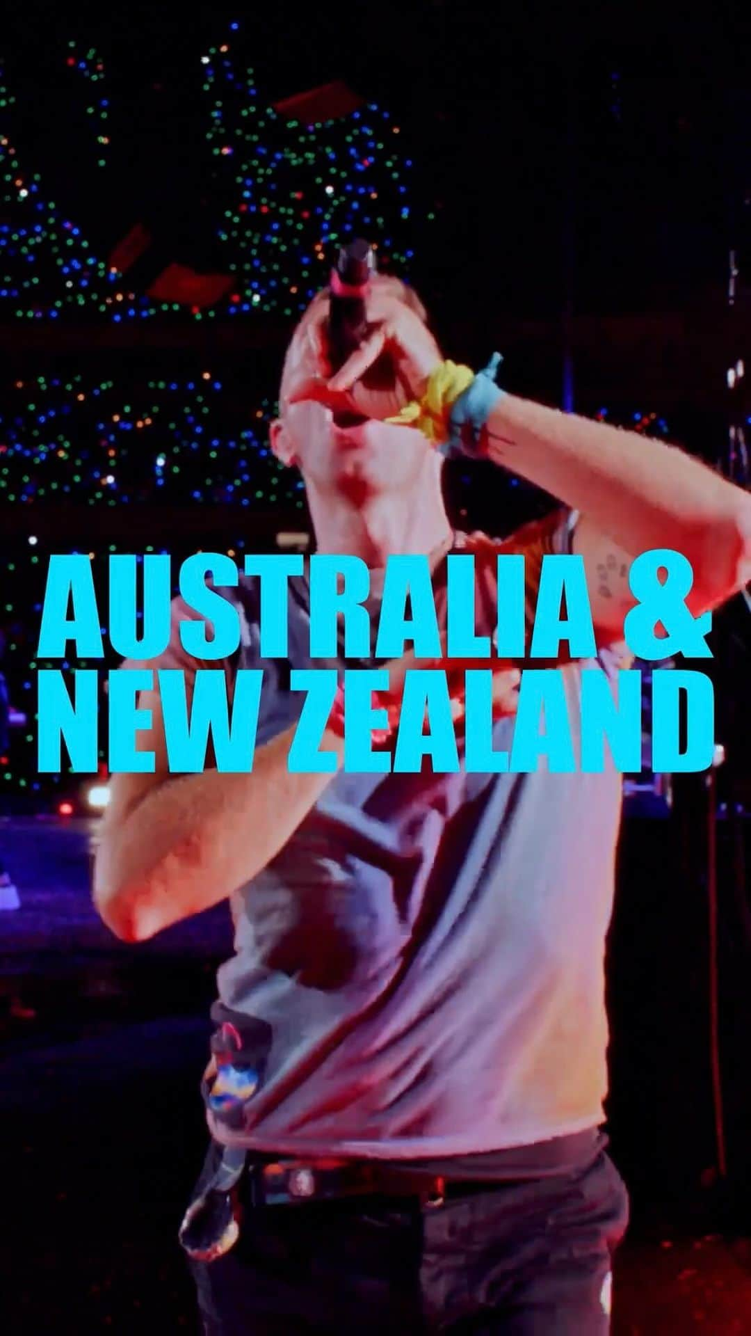 Coldplayのインスタグラム：「NEW Australia + New Zealand 2024 dates announced: Melbourne, Sydney + Auckland   Register now for first ticket access at http://aunz.coldplay.com/ (link in bio)   Delivered by DHL  #MusicOfTheSpheresWorldTour #Coldplay  OCTOBER 2024 30 - Melbourne, Marvel Stadium 31 - Melbourne, Marvel Stadium  NOVEMBER 2024 6 - Sydney, Accor Stadium 7 - Sydney, Accor Stadium 13 - Auckland, Eden Park」