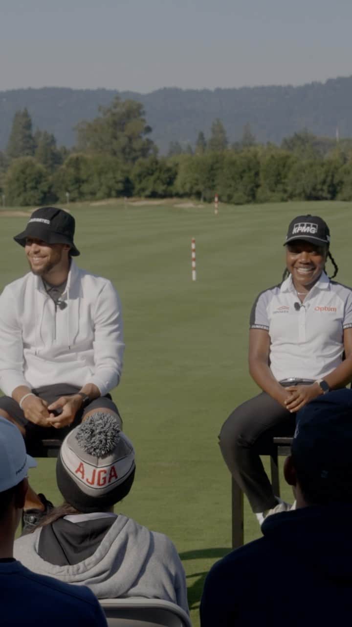 ステフィン・カリーのインスタグラム：「Looking forward to Year 3 of @underratedgolf with our title sponsor @kpmgus and LPGA player @mostacksbirdies . The strides we have made in the junior golf space were huge, but there’s more to come! Stay tuned for 2024 🙌🏽 ⛳️ #KPMGPartner」