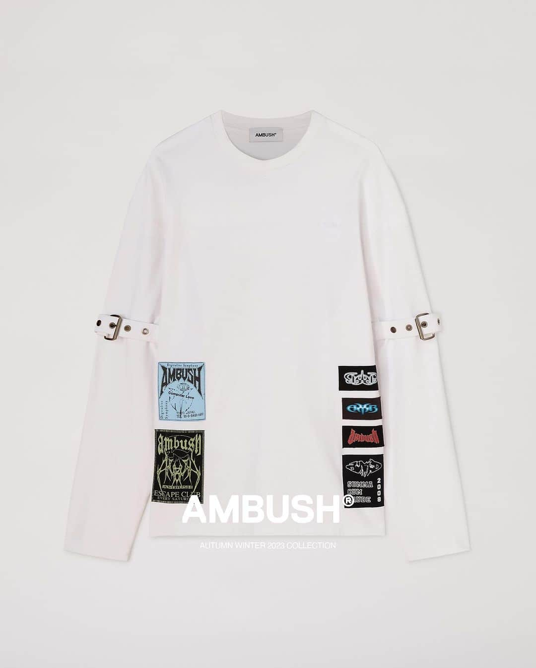 AMBUSHさんのインスタグラム写真 - (AMBUSHInstagram)「The patch’s punk and music influence reemerges in #AMBUSH AW23 COLLECTION with new jersey basics. Now available at our WEBSHOP and WORKSHOP」11月20日 16時13分 - ambush_official