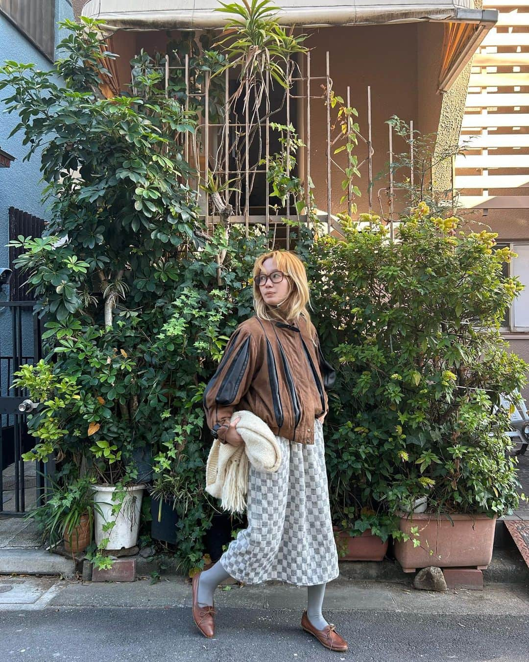 柴田紗希さんのインスタグラム写真 - (柴田紗希Instagram)「🌱🌱🌱 vintage coordinate #vintage」11月20日 15時05分 - shibasaaki