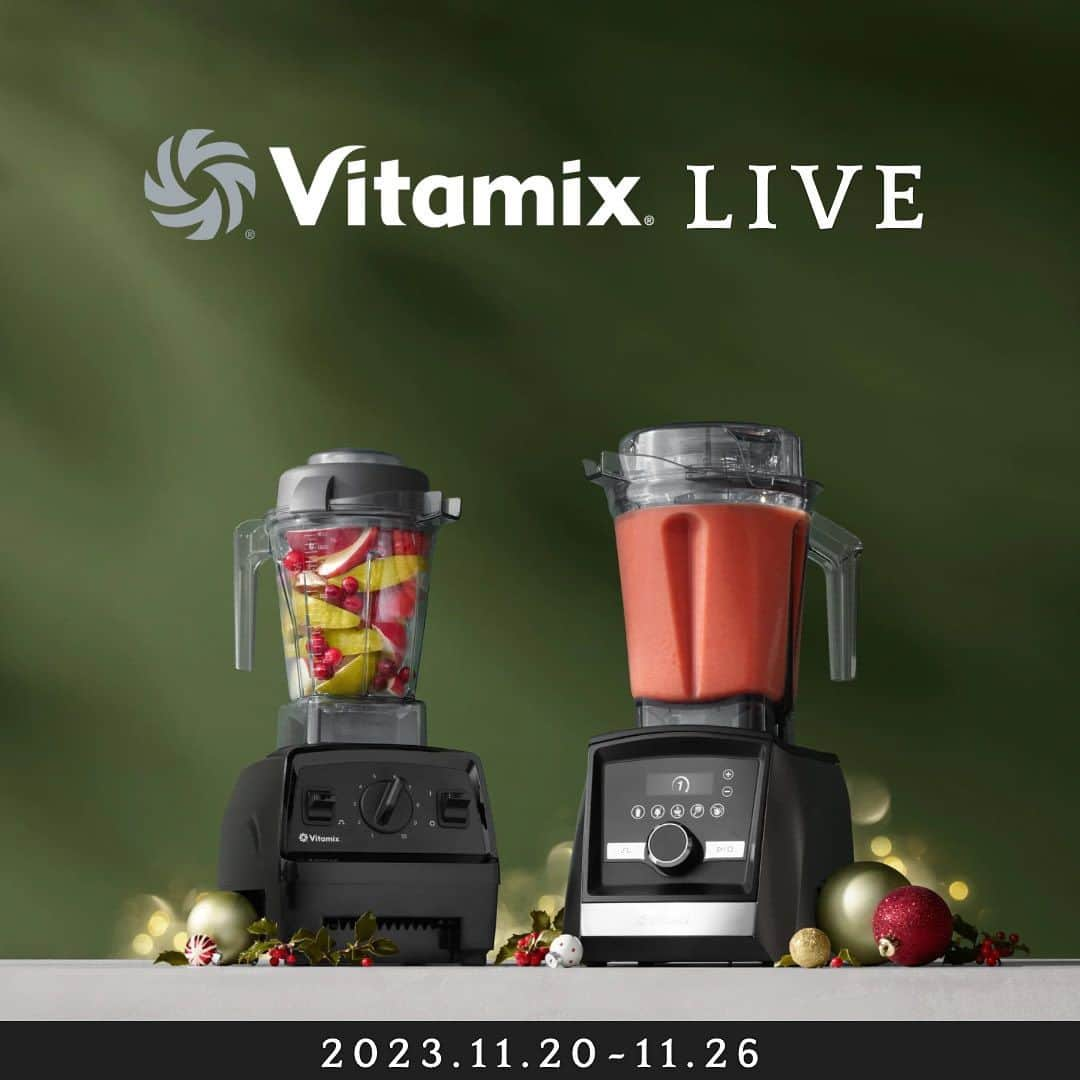 Vitamix Japanさんのインスタグラム写真 - (Vitamix JapanInstagram)「今週のインスタライブスケジュール📝  秋メニューが盛りだくさんです🍂  ぜひチェックしてくださいね😊✨  ☑️詳しくはプロフィールのURLをチェック @vitamix_japan  #vitamix #バイタミックス #バイタミックスレシピ #ヘルシーレシピ #ホールフード  #ローフード ＃酵素  #ファスティング」11月20日 15時15分 - vitamix_japan