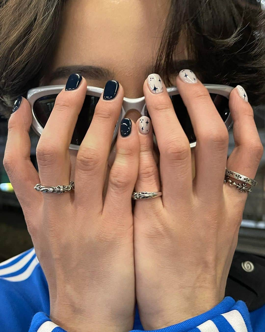 まきとんさんのインスタグラム写真 - (まきとんInstagram)「my nails<3💅✨ always thanks @yu_mensnail」11月20日 15時45分 - lv_iw