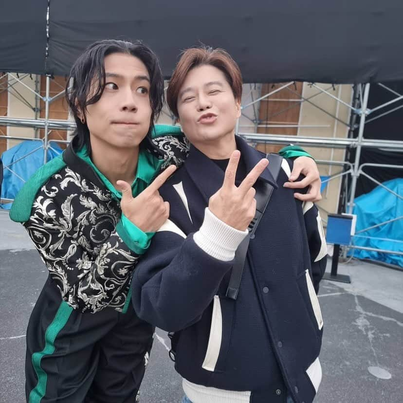 吉原雅斗さんのインスタグラム写真 - (吉原雅斗Instagram)「Sanha さんとも久しぶりに共演出来ました！歌声が美しいんだ…🫣  #韓国フェスティバル2023in名古屋」11月20日 15時46分 - boymen_yoshi