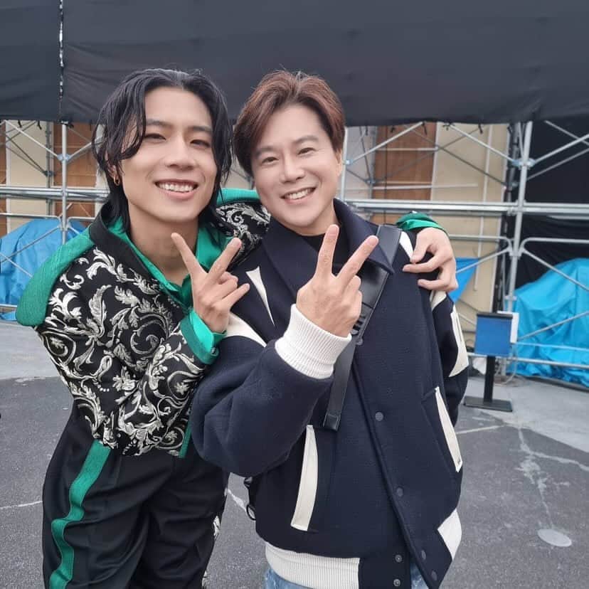 吉原雅斗のインスタグラム：「Sanha さんとも久しぶりに共演出来ました！歌声が美しいんだ…🫣  #韓国フェスティバル2023in名古屋」