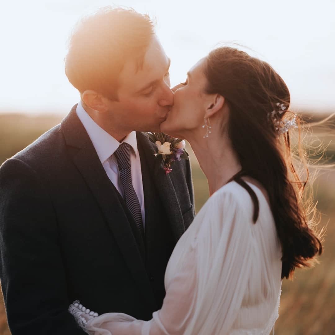 キャサリンディーンのインスタグラム：「Celebrating Love 🥰⁣ Congratulations to our newlyweds Moire and David. This stunning looks a vision in our Angelina Gown! Thank you for choosing CD on your special day ❤️  @graememcinnesphotography #catherinedeane #cdloves #cdbride #cdrealbride」