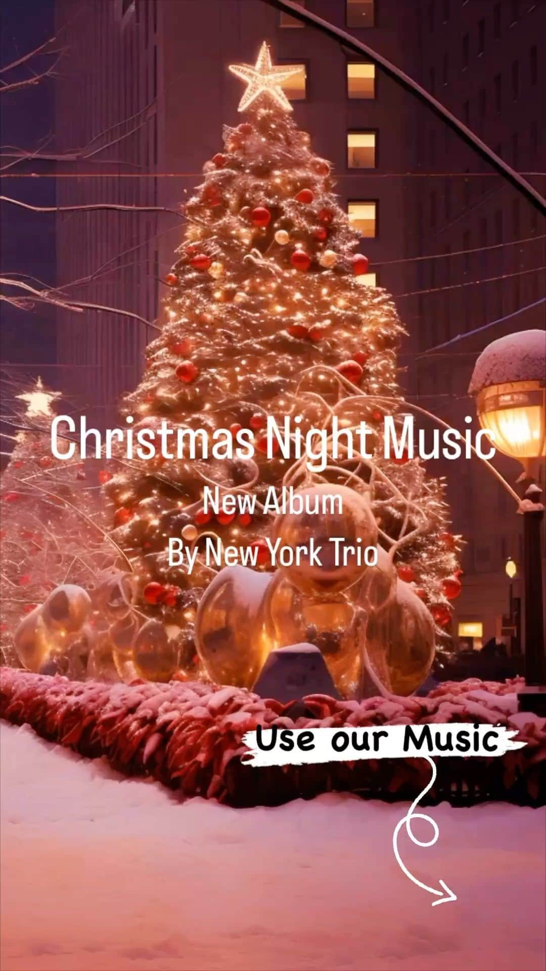 Cafe Music BGM channelのインスタグラム：「Jazzy Snowfall Serenade ❄️ Christmas Night Music by New York Trio #JazzGroove #Christmas #Holiday  💿 Listen Everywhere: https://bgmc.lnk.to/WLCTou2H 🎵 New York Trio: https://bgmc.lnk.to/I9d3vR4Y  ／ 🎂 New Release ＼ November 17th In Stores 🎧 Christmas Night Music By New York Trio  #EverydayMusic #JazzMagic #ChristmasNight #HolidayMelodies #SerenadeSounds #NewYorkTrio #RelaxingJazz #SnowfallMusic」