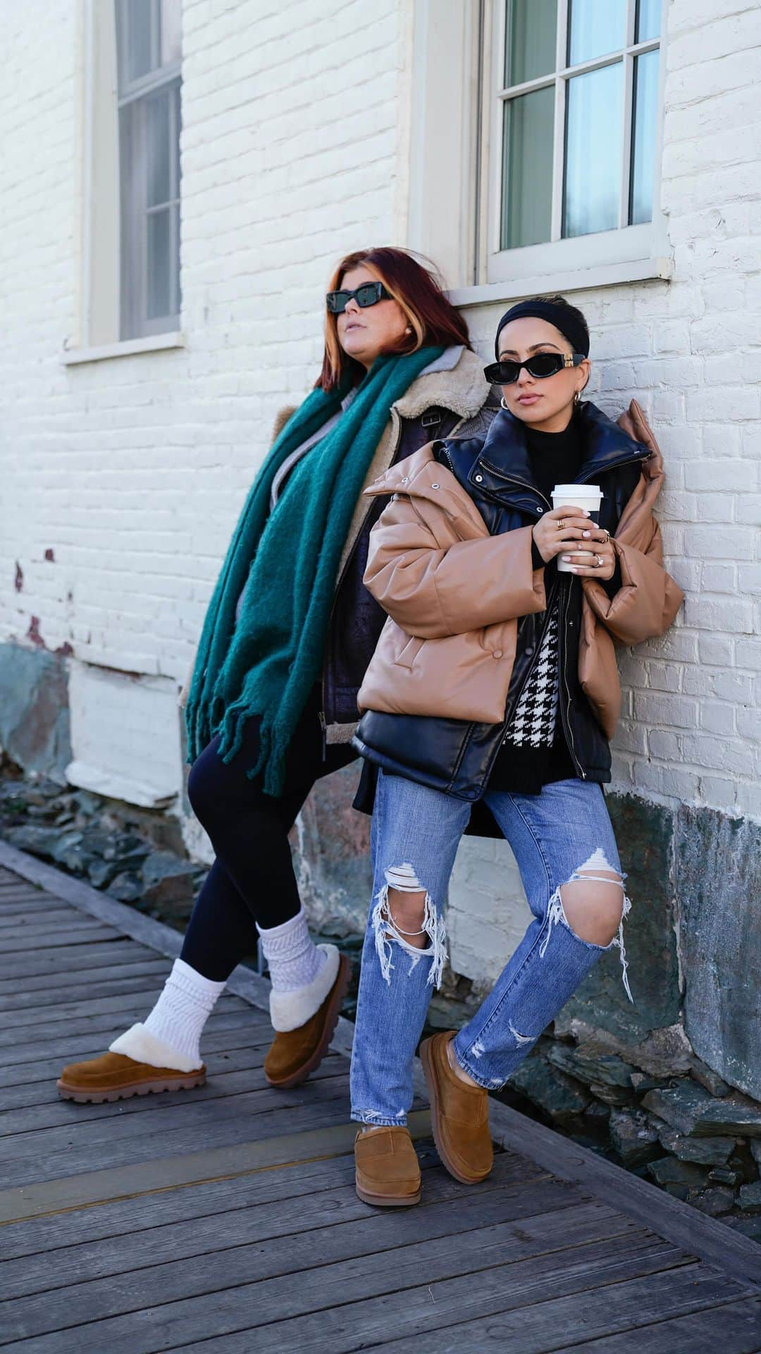 クーラブラのインスタグラム：「Gang's all here for a New England winter style takeover 💅  Stay tuned all season for our coolest influencer content yet.   #koolaburra #influencerstyle」