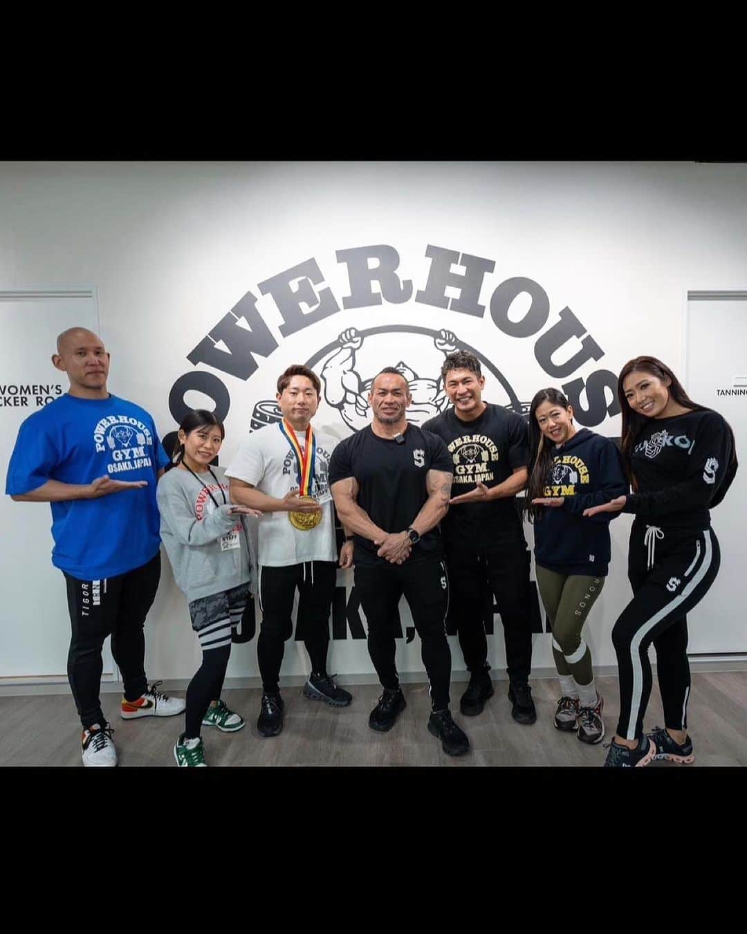 Hidetada Yamagishiのインスタグラム：「Thank you @powerhousegym_osaka.japan ❣️  @yume_ifbbpro  @96grapher  @kaiser_toyoda  @iriskyle  @stimiron.jp」