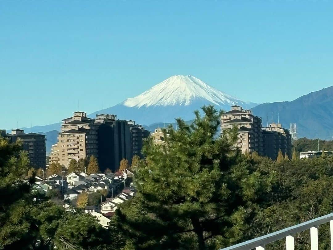 大和田獏さんのインスタグラム写真 - (大和田獏Instagram)「#ばくさんぽ 19日の日曜日は雲ひとつない小春日和！ゴルフ日和⛳️ 最高に気持ちいい１日でした。 やはり富士山🗻は綺麗ですね。」11月20日 9時30分 - bakuowada