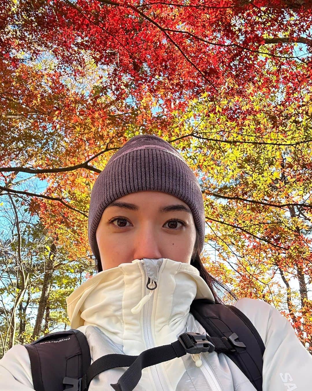 吉田沙世さんのインスタグラム写真 - (吉田沙世Instagram)「ぐっと寒くなった先週のはじめに @blankpaperclub のお誘いでハイキング🥾  澄んだ空気と最高な景色を身体いっぱいに感じて と〜ってもリフレッシュできました⛰️ 雪化粧した富士山は何度見ても綺麗✨  気づけば１０年振りの登山になってて(時経つのはやぁ) しばらくあいていたけど、また行きたくなった！ とっても良い日になりました🫶 ワイワイしながら登るの楽しかった〜 ありがとうみんな🥰」11月20日 10時25分 - sayobaby