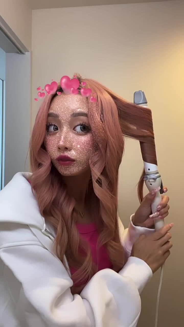 田村月光（ツッキー）のインスタグラム：「髪の毛マキマキ🩷」