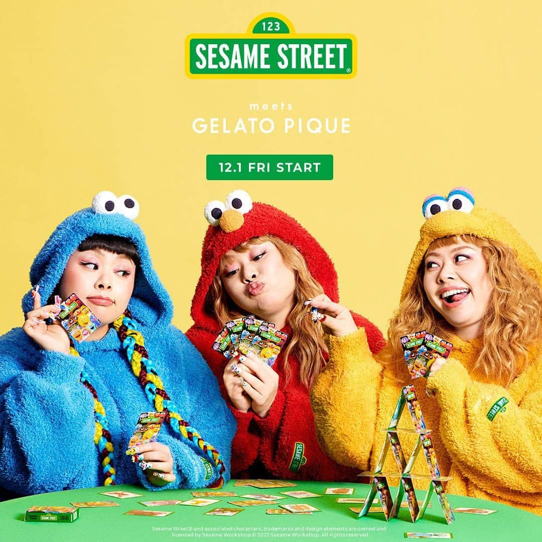 ジェラートピケさんのインスタグラム写真 - (ジェラートピケInstagram)「【COLLABORATION】  12.1 (FRI) START! SESAME STREET meets GELATO PIQUE  セサミストリートならではのプレイフルなカラーと ジェラート ピケの癒しの着心地が出会った、 着る人をハッピーにするコラボレーション！  #gelatopique #ジェラートピケ #roomwear #sesamestreet #セサミストリート #SSM_IKB1130 #セサミストリートマーケット @watanabenaomi703 さん @sesamestreetmarket @sesamestreetjapan @gelatopique_official_snap @usagionline」11月20日 12時00分 - gelatopique_official