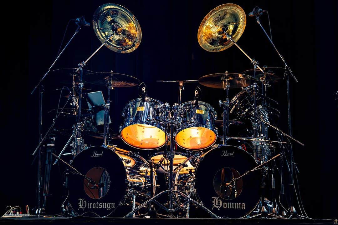 本間大嗣のインスタグラム：「PHOTO by Akito Takegawa from Pearl Drums その1」