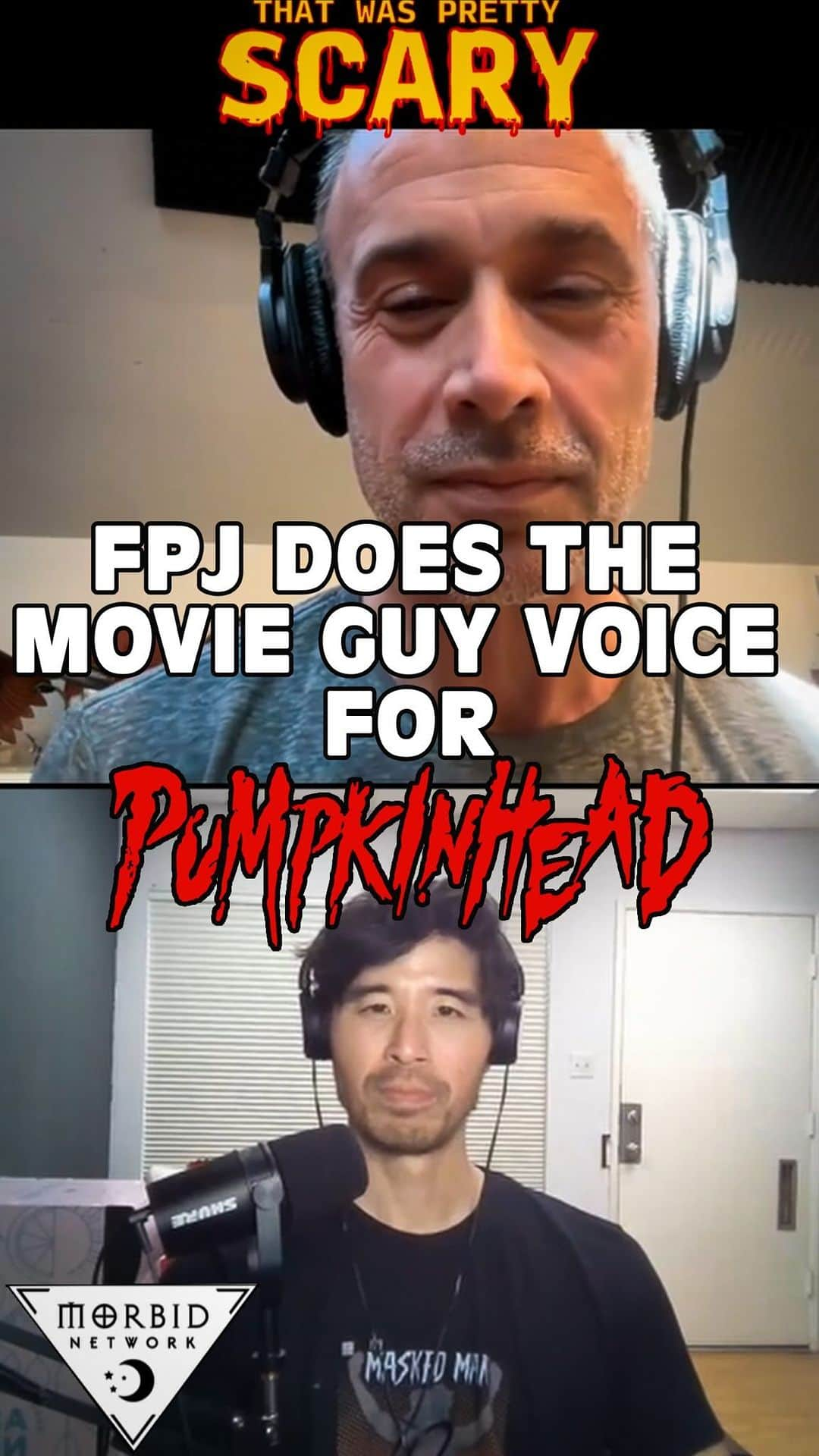 フレディ・プリンゼ・ジュニアのインスタグラム：「🎙️MOVIE GUY VOICE MONDAY🎙️ This week on TWPS, FPJ & JLB are keeping the fall pumpkin spice vibes alive with a discussion on PUMPKINHEAD which was directed by the late great legendary STAN WINSTON. Check out the full episode THIS WEDNESDAY.  . . . . . #thatwasprettyscary #lancehenriksen #80s #horror #podcast」