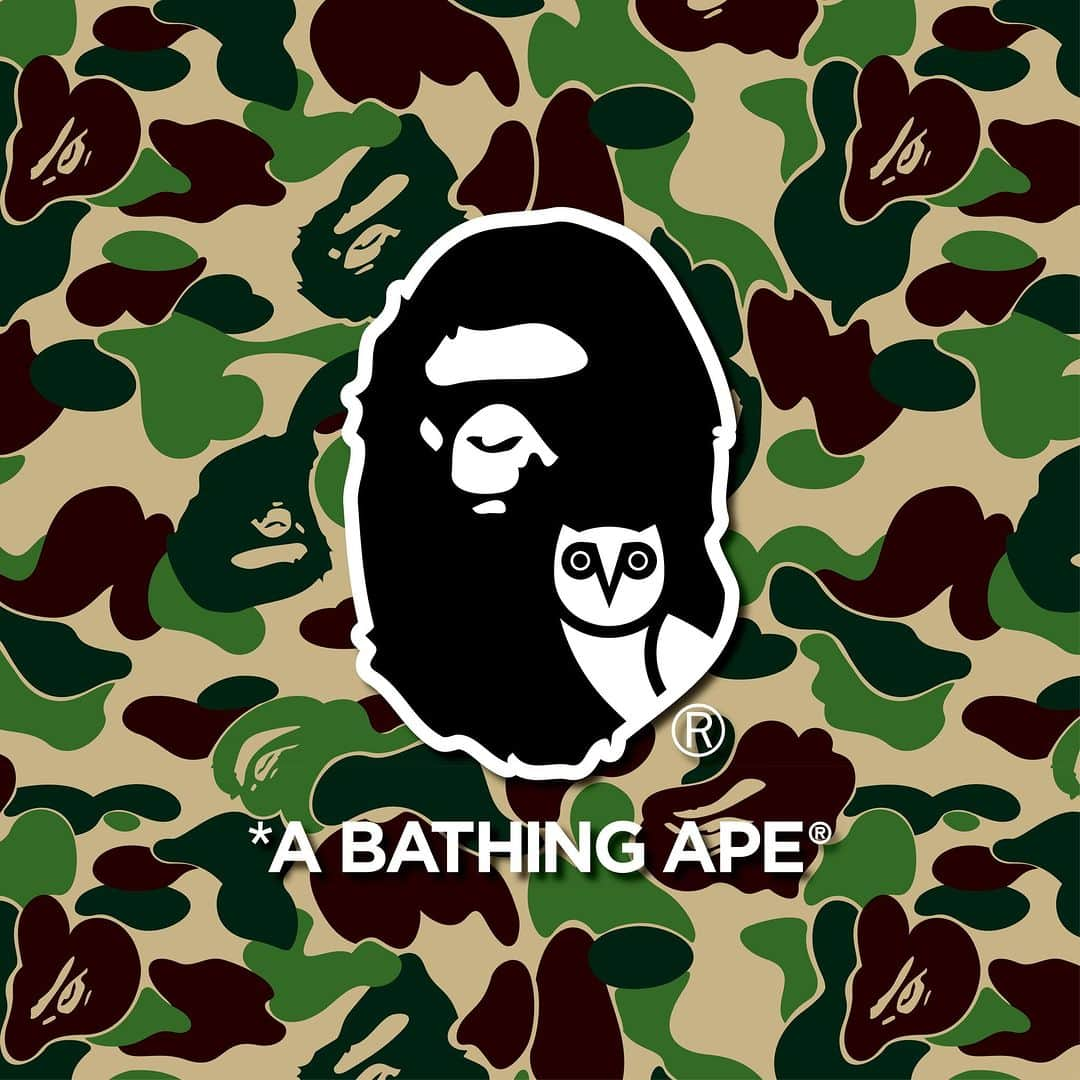 ア ベイシング エイプのインスタグラム：「A BATHING APE® x October’s Very Own Coming soon…   @octobersveryown #bape #abathingape #ovo #octobersveryown」