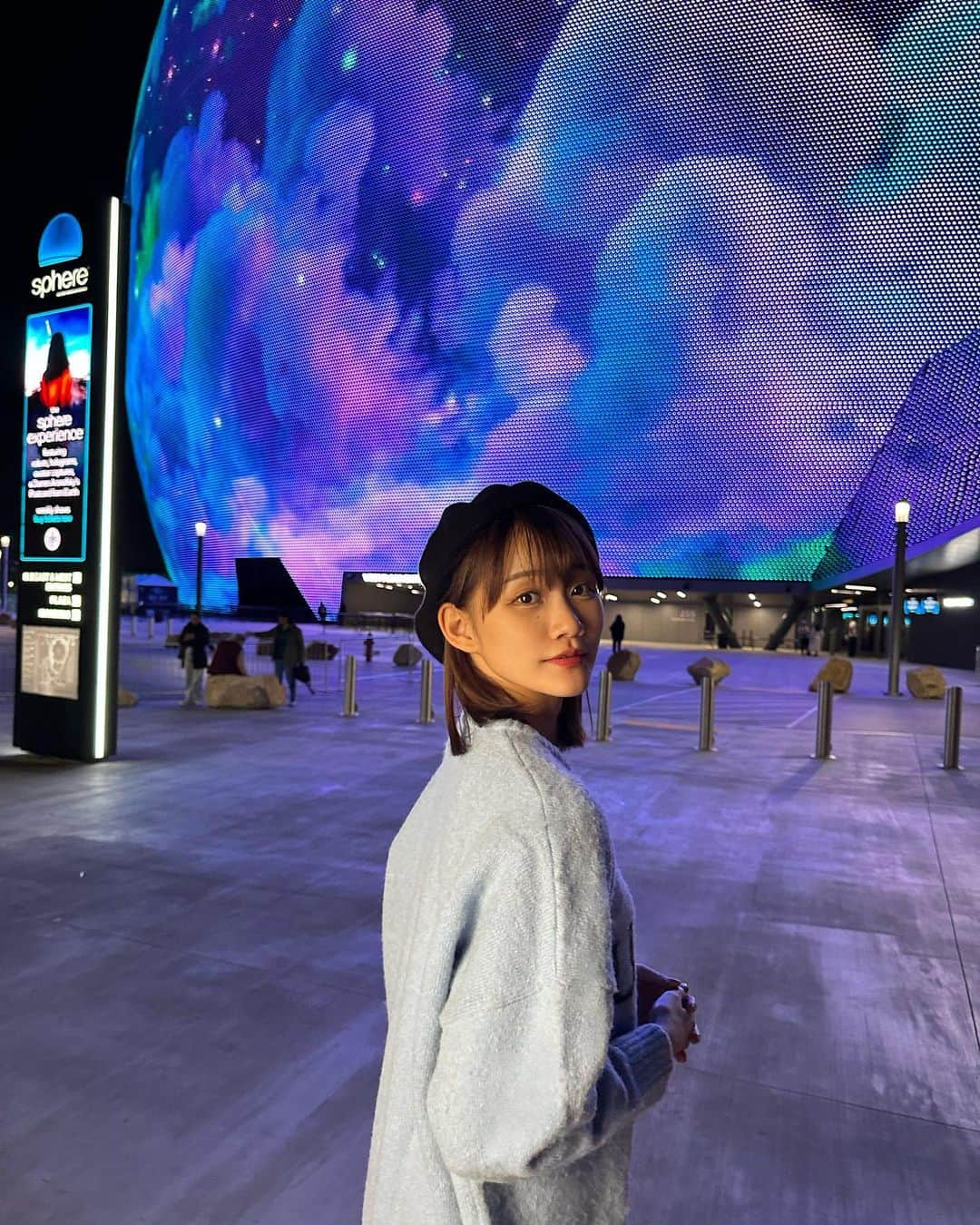 保﨑麗さんのインスタグラム写真 - (保﨑麗Instagram)「スフィア🌎  #スフィア #ラスベガス #sphere #lasvegas  #spherevegas」11月21日 0時38分 - hozaki_rei