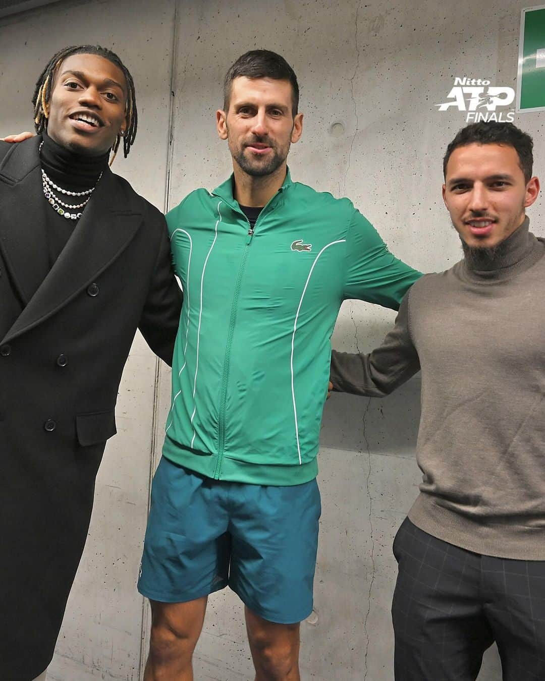 ノバク・ジョコビッチさんのインスタグラム写真 - (ノバク・ジョコビッチInstagram)「Kicking it with the stars of @acmilan ⚽️  @nittoatpfinals | #NittoATPFinals」11月21日 1時12分 - djokernole