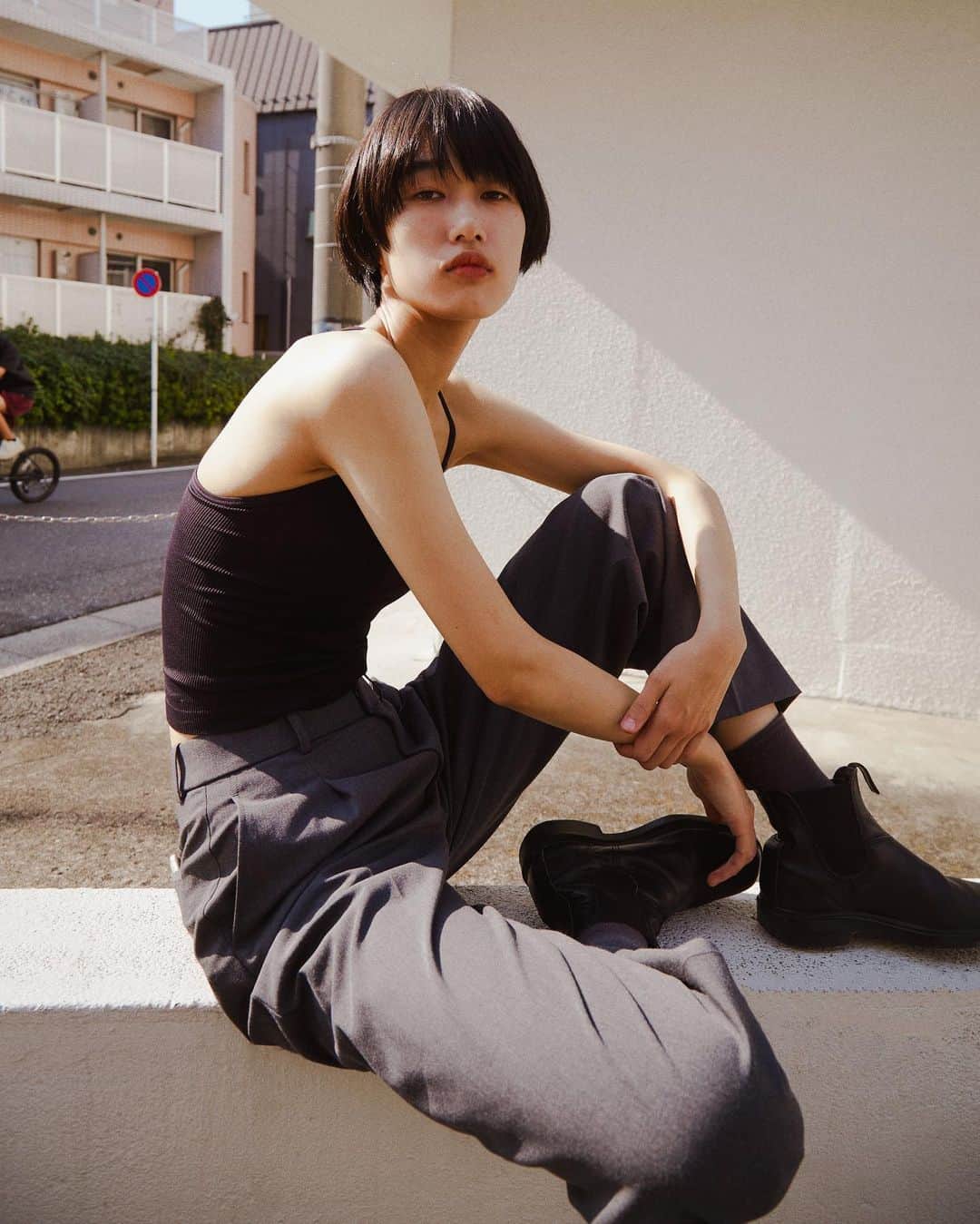 ZUCCA Modelsのインスタグラム：「ASAKO shot by @jessicaanngarcia #tokyorebels」