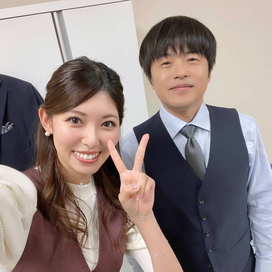 橘ゆりかのインスタグラム：「いいすぽ！で升野さんと🌟 おめでとうございます伝えられたよ👼🏻🤍 まさかパパトークが聞ける日がくるなんて🥹 ⁡ ⁡ 前投稿とアイドリング!!!並びできた☺️❣️ ⁡ ⁡  #いいすぽ #バカリズム #升野さん #橘ゆりか #アイドリング #idoling」