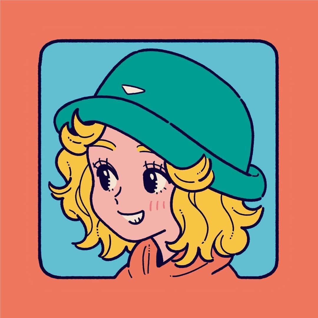 ヨシダナツミのインスタグラム：「. カクちゃん👒  アクキー用に描き下ろしたイラストです！ 全3種🤲  .  #illustration #illustrator #art #drawing #絵 #イラスト」