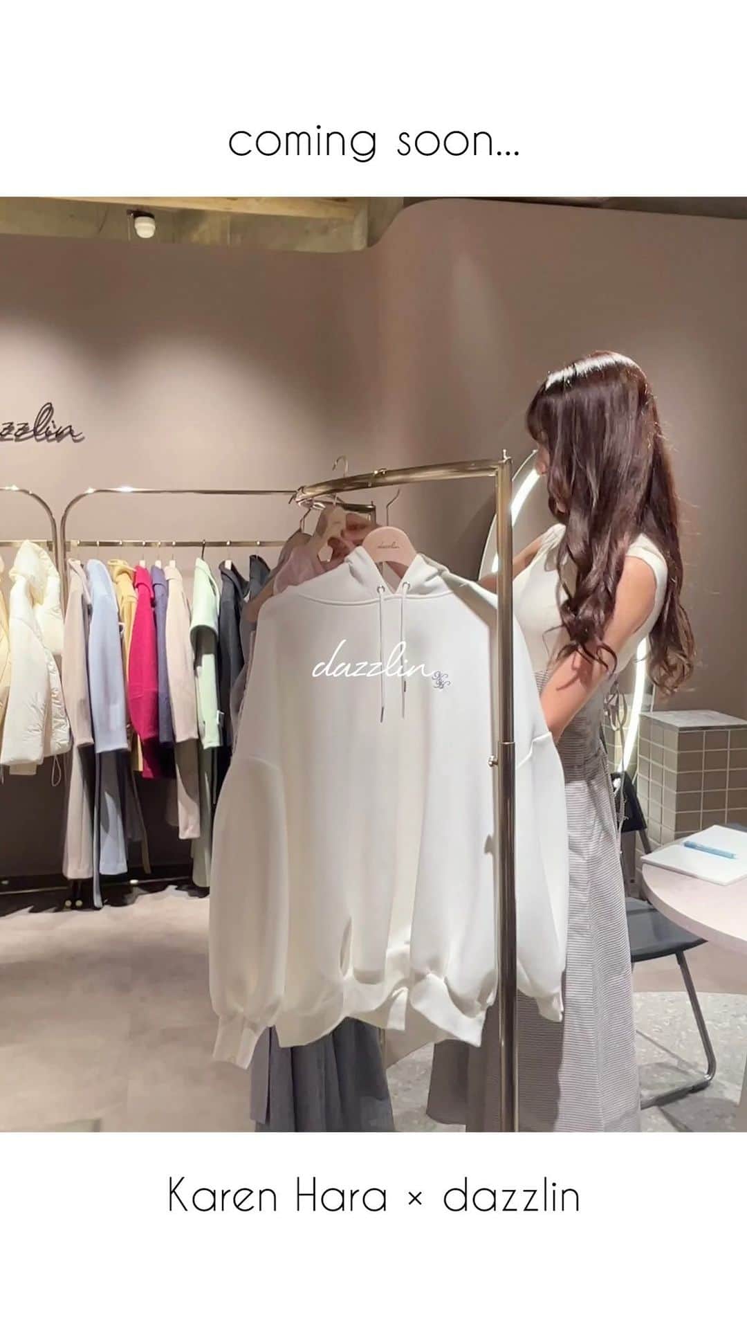 dazzlinのインスタグラム：「____ Coming soon...♡  原かれんさん( ＠karen_hara315 ) × dazzlin special collaboration...  coming soon...  Next .  New information is 12.4 (mon)  . ____________________________________________  . #原かれん #NMB48 ##dazzlin #ダズリン」