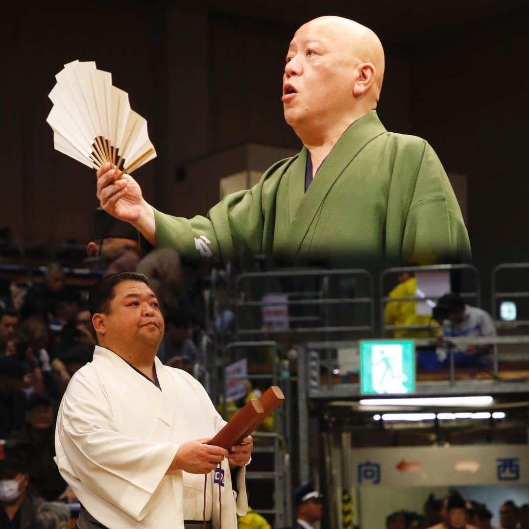 日本相撲協会さんのインスタグラム写真 - (日本相撲協会Instagram)「大相撲九州場所9日目！  幕内唯一1敗の一山本が勝ち越しを決めた。 2敗は霧島、琴ノ若、熱海富士、美ノ海の4人。  十両トップは2敗で琴勝峰、大の里、紫雷 の3人。  本日は#呼出し 特集です。 力士を呼び上げる「声」にも是非ご注目下さい。  @sumokyokai  #大相撲 #sumo #相撲 #力士 #お相撲さん #japanphoto #sumowrestlers #japanculture  #九州場所 #11月場所 #十一月場所 #福岡国際センター #呼出し #次郎 #克之 #志朗 #重夫 #吾郎 #幸吉 #旭 #隆二 #琴三 #琴吉 #大吉 #照喜 #幸司 #利樹之丞 #光昭」11月20日 18時48分 - sumokyokai