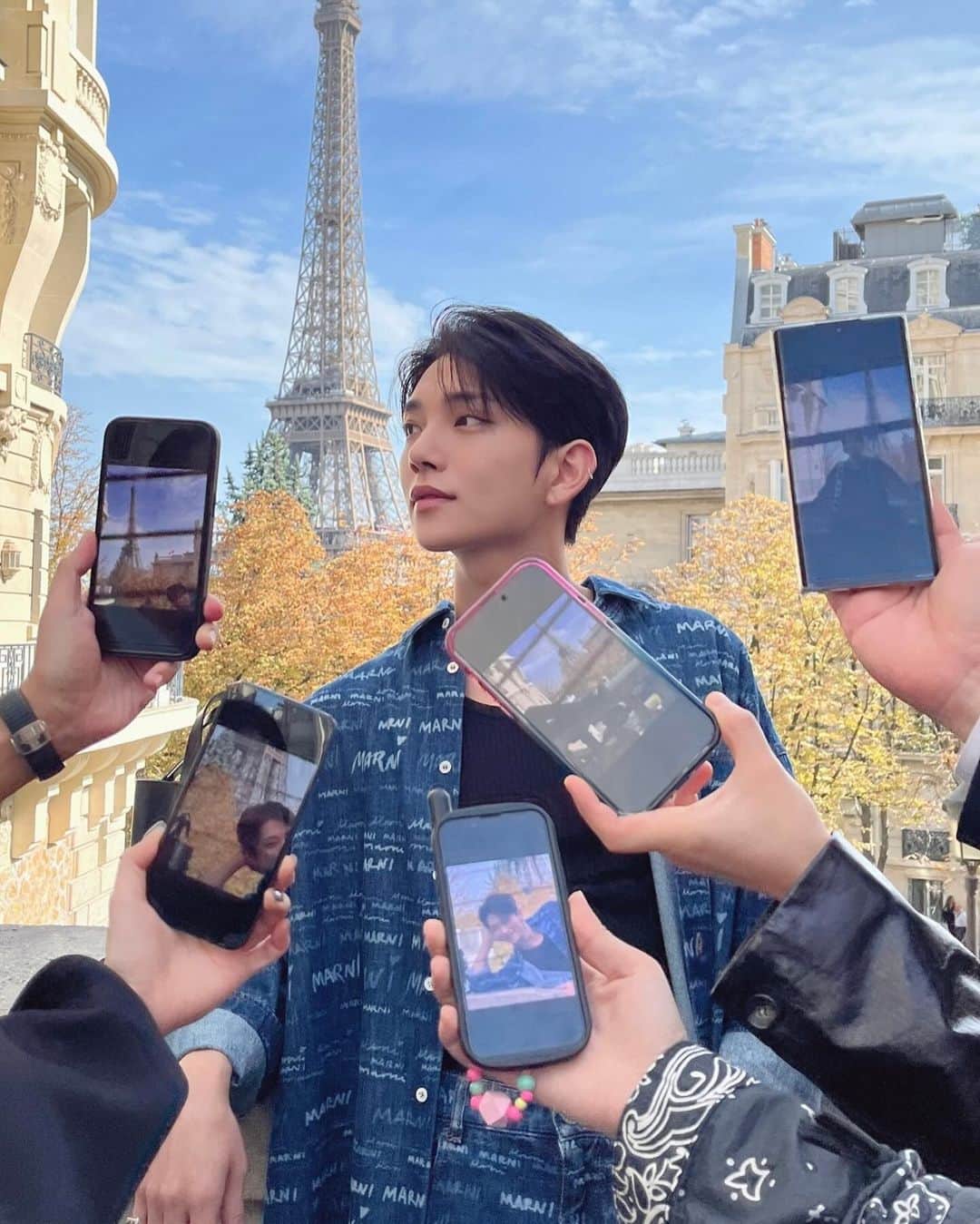 ジョシュアさんのインスタグラム写真 - (ジョシュアInstagram)「Happy memories in Paris 💙 #marni」11月20日 18時58分 - joshu_acoustic